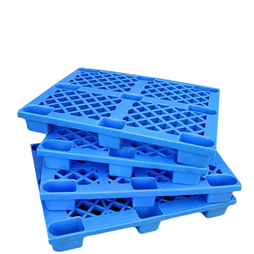 Light Duty Plastic Pallet 1100*900mm Hdpe 4 Way Entry Nestable Warehouse Storage Nine Legged Plastic Pallet Price