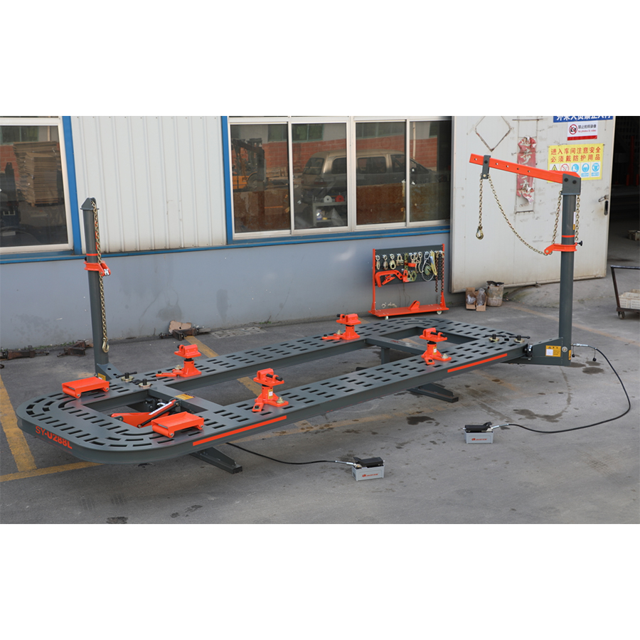 frame machine car bench body repair equipment SY-288L Automatic car chassis straightener bench work bench pneumatic