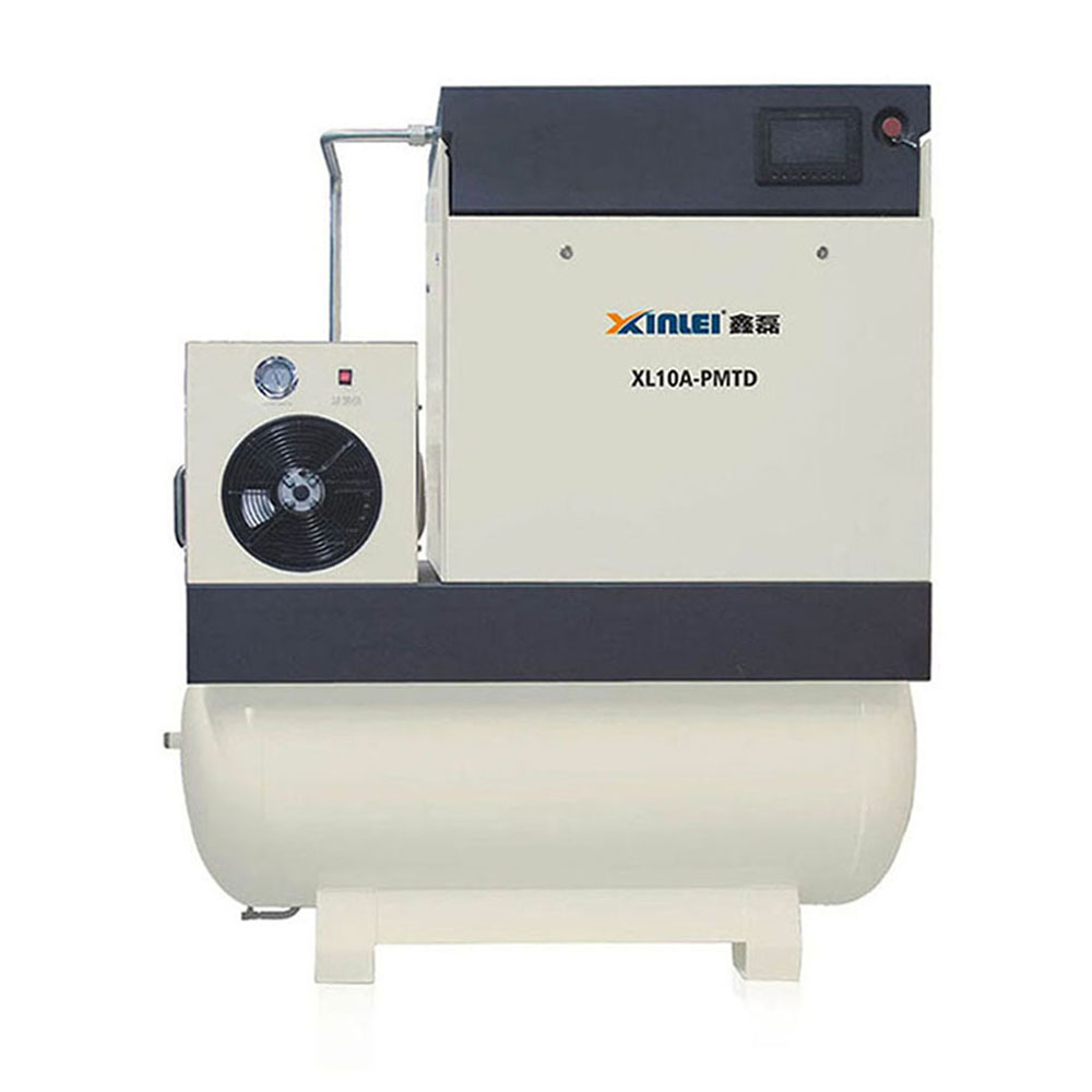 XLPMTD10A прямой привод 10hp ac мощный винтовой воздушный компрессор с резервуаром для сушки