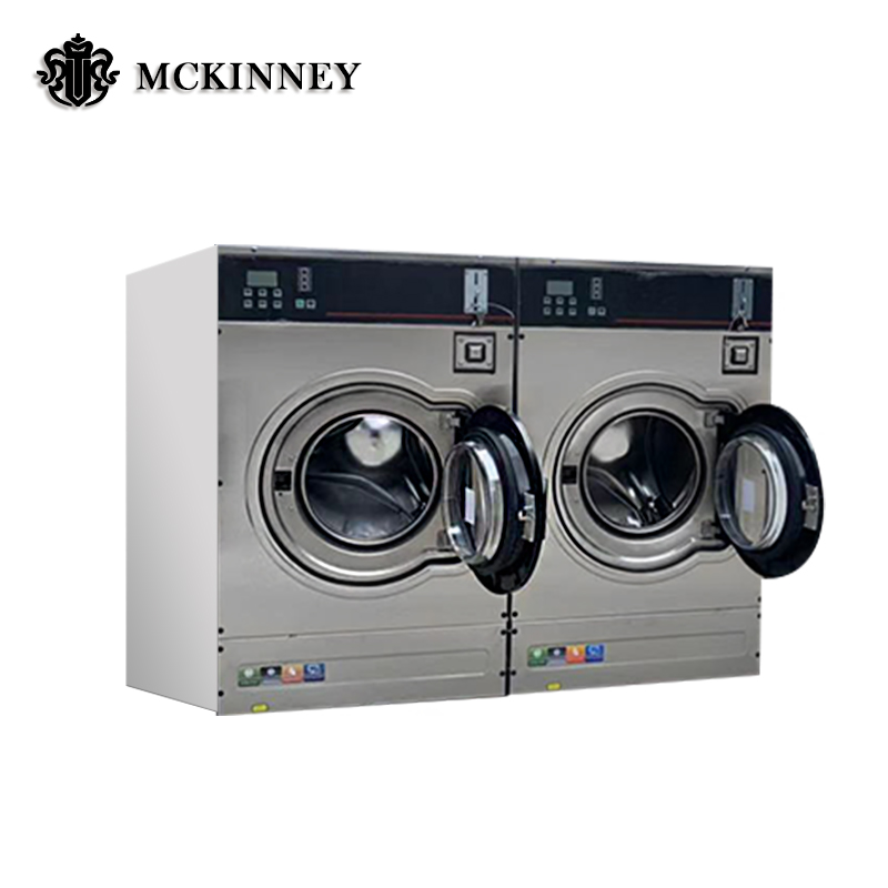 Fully automatic commercial stainless steel coin operated laundry washing machine