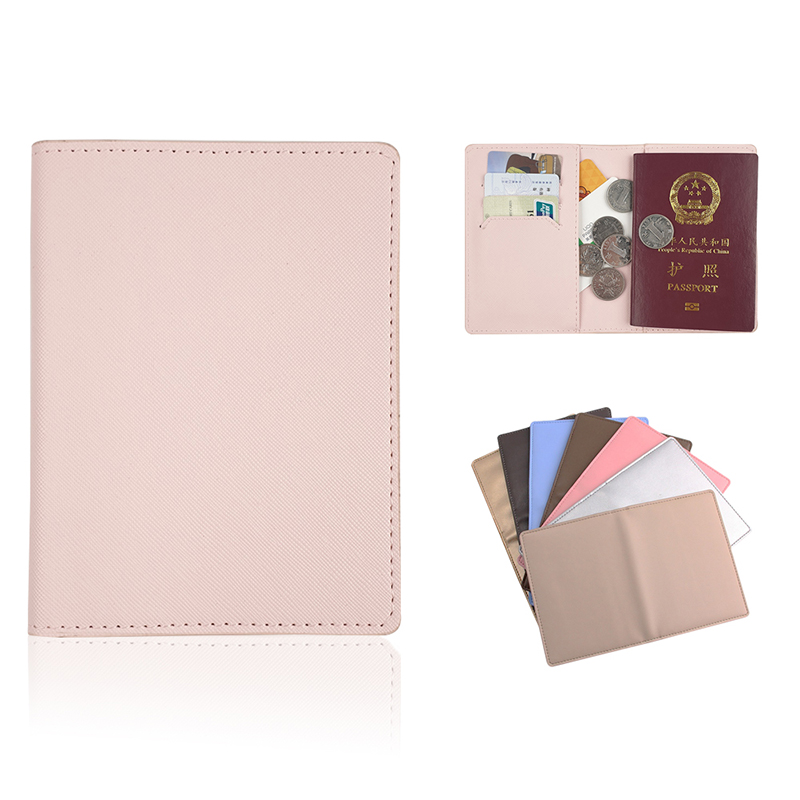 Classic Custom Design PU leather Multi-function Card Set Cover Passport Holder