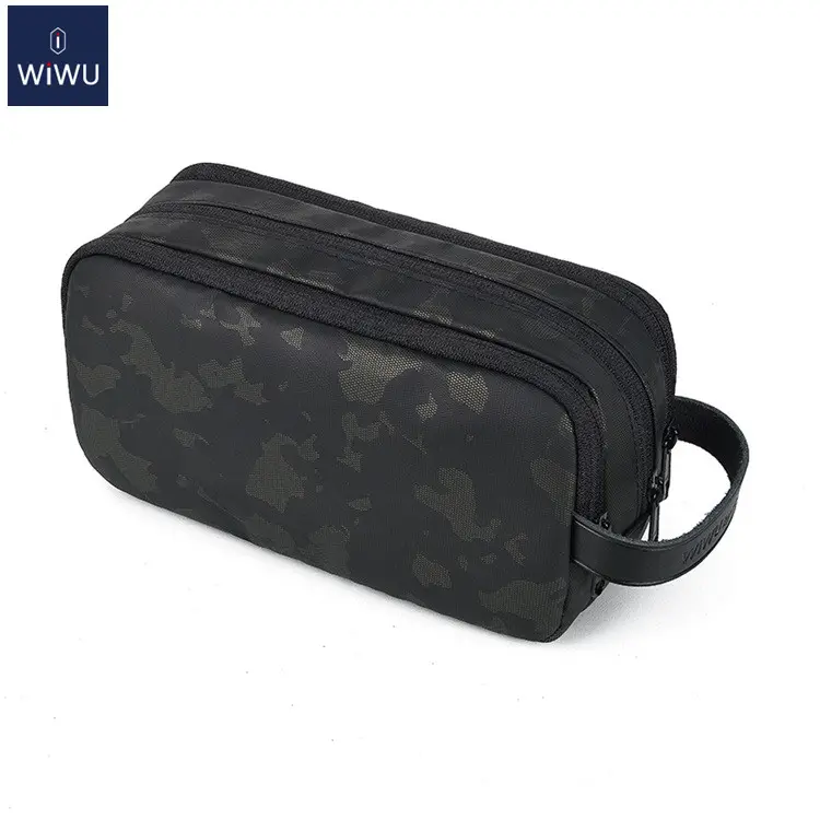 WIWU Eco-friendly Storage Pouch Cable Organizer Pouch Bags Women Men Makeup Travel Bag