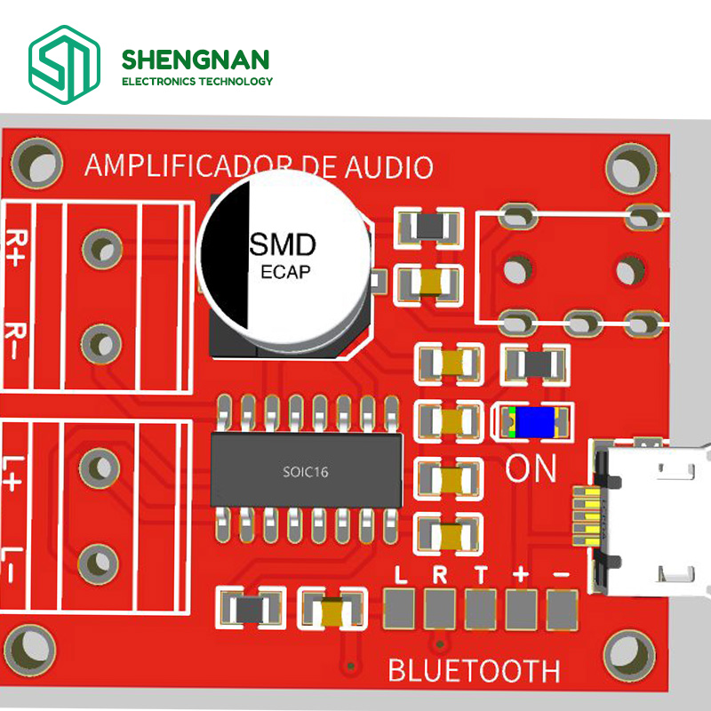 SNPCB customized aluminum main pcb board lg tv radio circuit board Production assembly