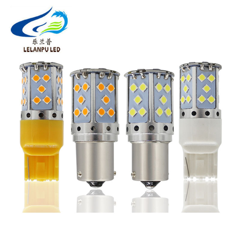Высокая мощность 1157 1156 BAU15S T20 3030 LED 7440 7443 3156 3157 3030 чипы 35SMD резервного копирования Стоп сигнал поворотники