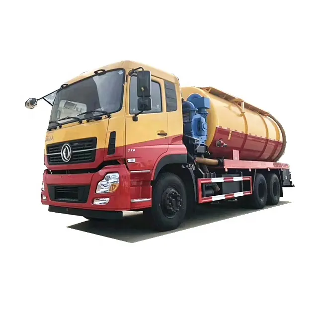 6X4 Dongfeng 20m3 cleaning vacuum sewage suction truck