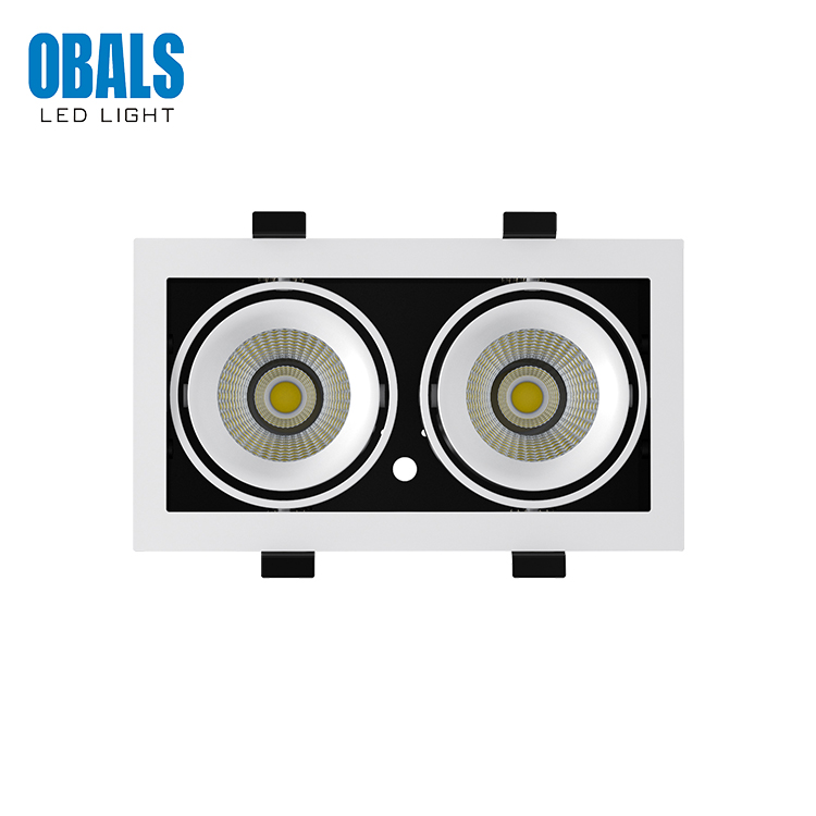 Оптовая цена потолочные встраиваемые светильники IP54 9W 18W 30W COB LED решетка лампы