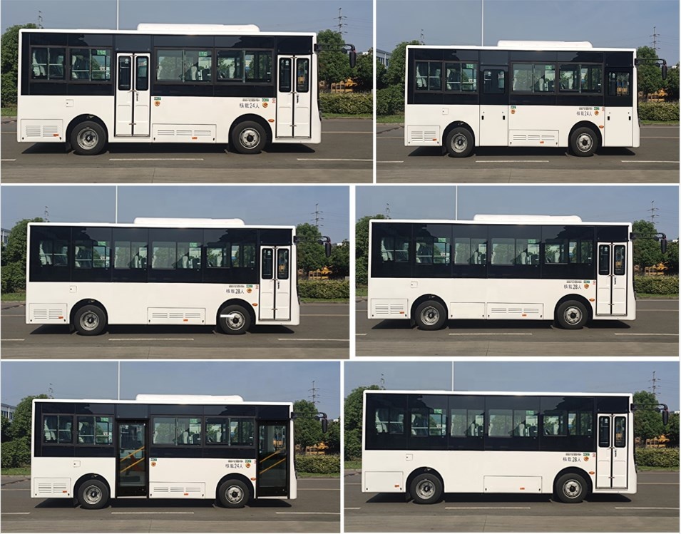 Dongfeng общественный транспорт Новый электрический городской автобус 35 мест 40 мест RHD зеленый городской автобус