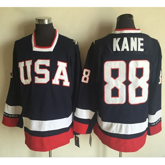 Factory Cheap Custom High Quality USA Team Ice Hockey Jersey Hockey