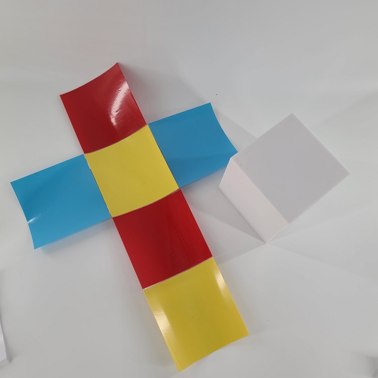 Mathematics teaching aids geometry unfolding cube frame