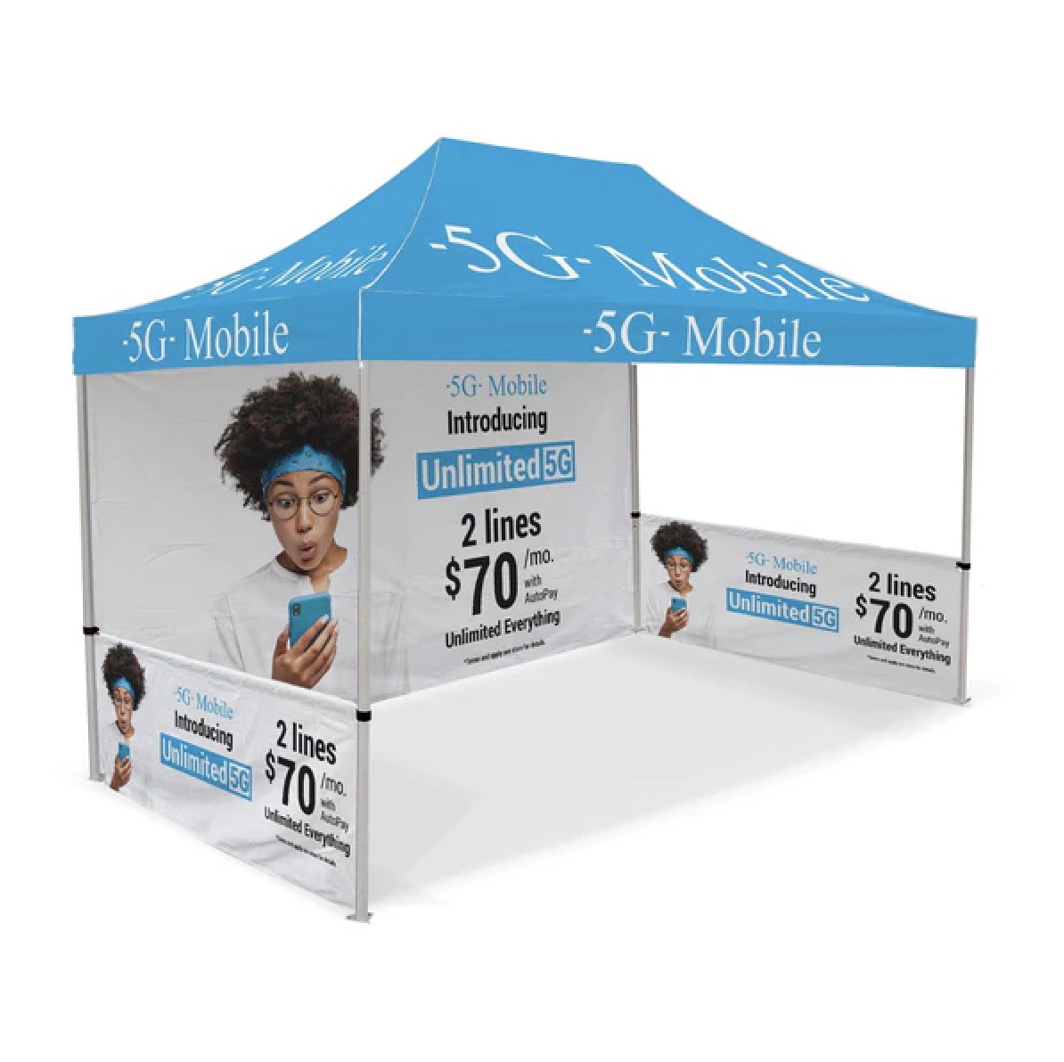 Large Outdoor Advertising Display Event Custom Gazebo Canopy Marquee Tent For Shop