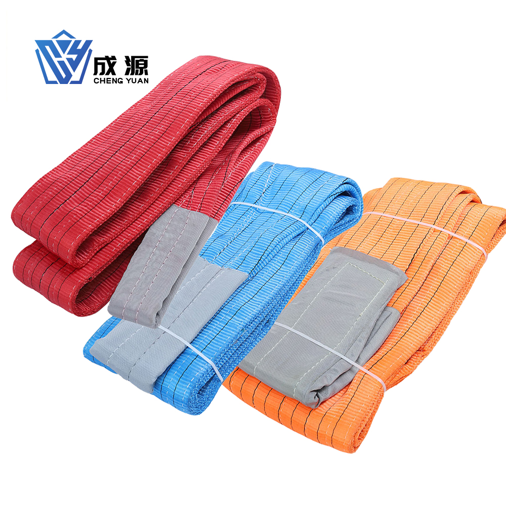 3Ton 5Ton 10Ton 20Ton 30Ton Capacity Polyester Lifting Slings Nylon Webbing Sling Belt Lifting Sling