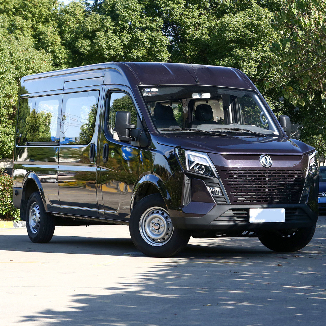 Новый дизайн Dongfeng дизельный фургон автобус 15 мест пассажирский грузовой фургон мини-автобус