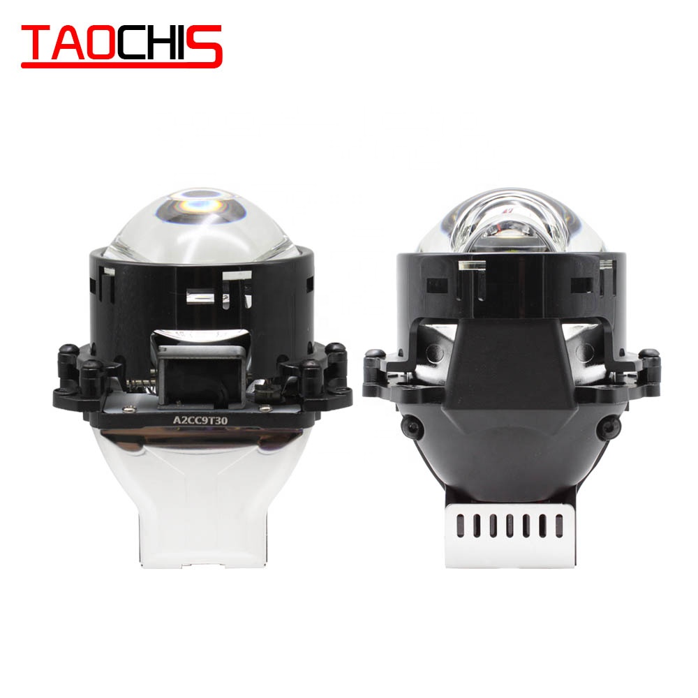 TAOCHIS автомобиля 3,0 дюймов led-прожектор, светодиодная головного света для модернизации, совмещенный дальний/короче спереди и длиннее сзади) луч Универсальный светодиодные фары обновления встроенный приводной аксессуары