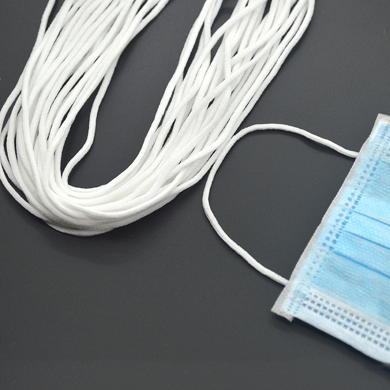 Elastic Strap White Earloop Cord Ear Tie String for Sewing