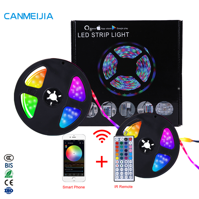 SMD 2835 12 V 5 м 10 м RGBW RGB синий и белый Inteligentes водонепроницаемый Fita De украшения осветительные полосы освещения, Led, цветных (RGB) светодиодных лент