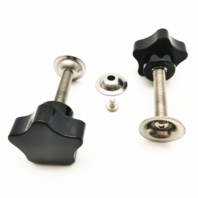 Factory price plastic screw knob machine general control knob with press