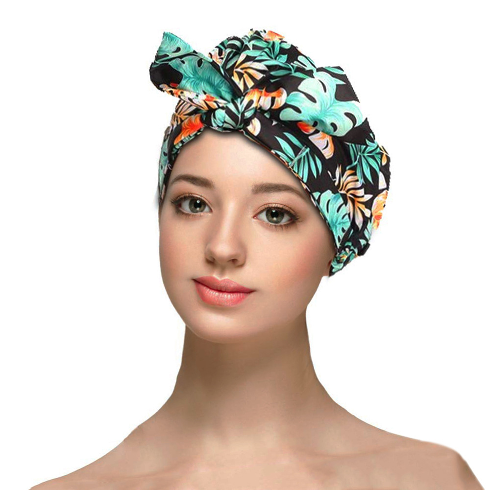 Wholesale custom thickened shower cap kitchen oil fume-proof double-layer hood cap ladies waterproof shower cap hot products