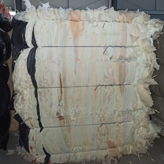 PU scrap foam/waste sponge, single white color/mixed color,