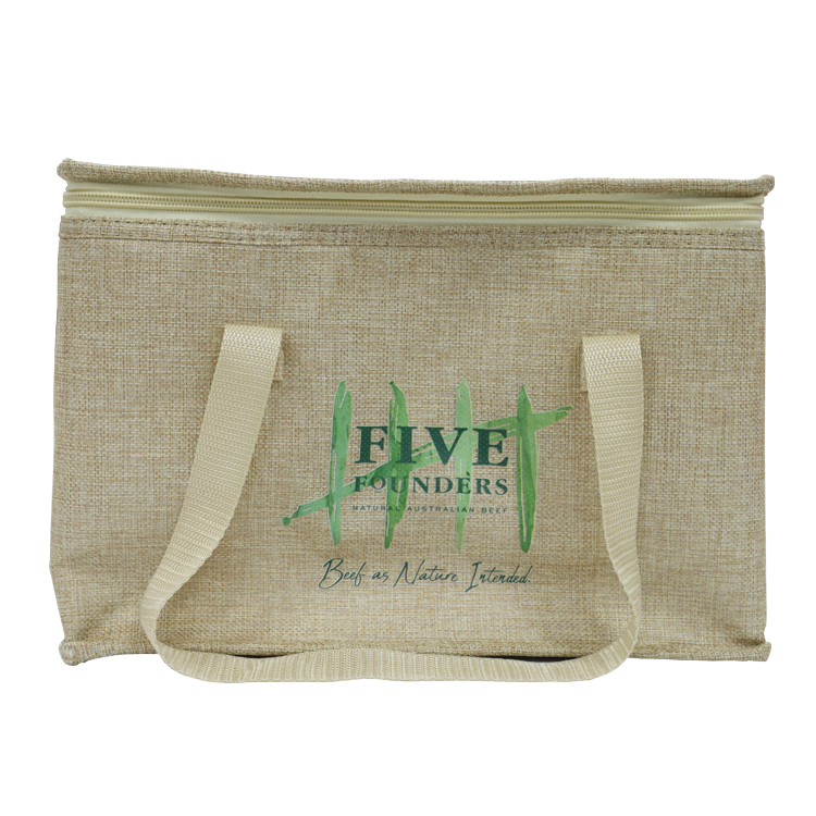 Custom logo print 300D isolated bags cooler  polyester cooler bag  beef cooler bag
