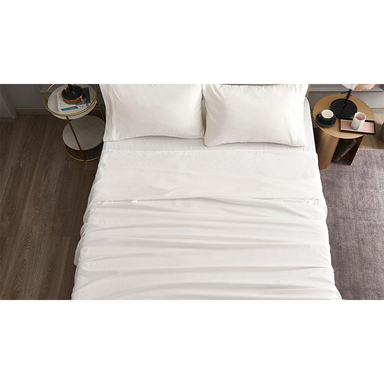 Good quality polyester material luxury bed sheet bedspread bedding set for sale