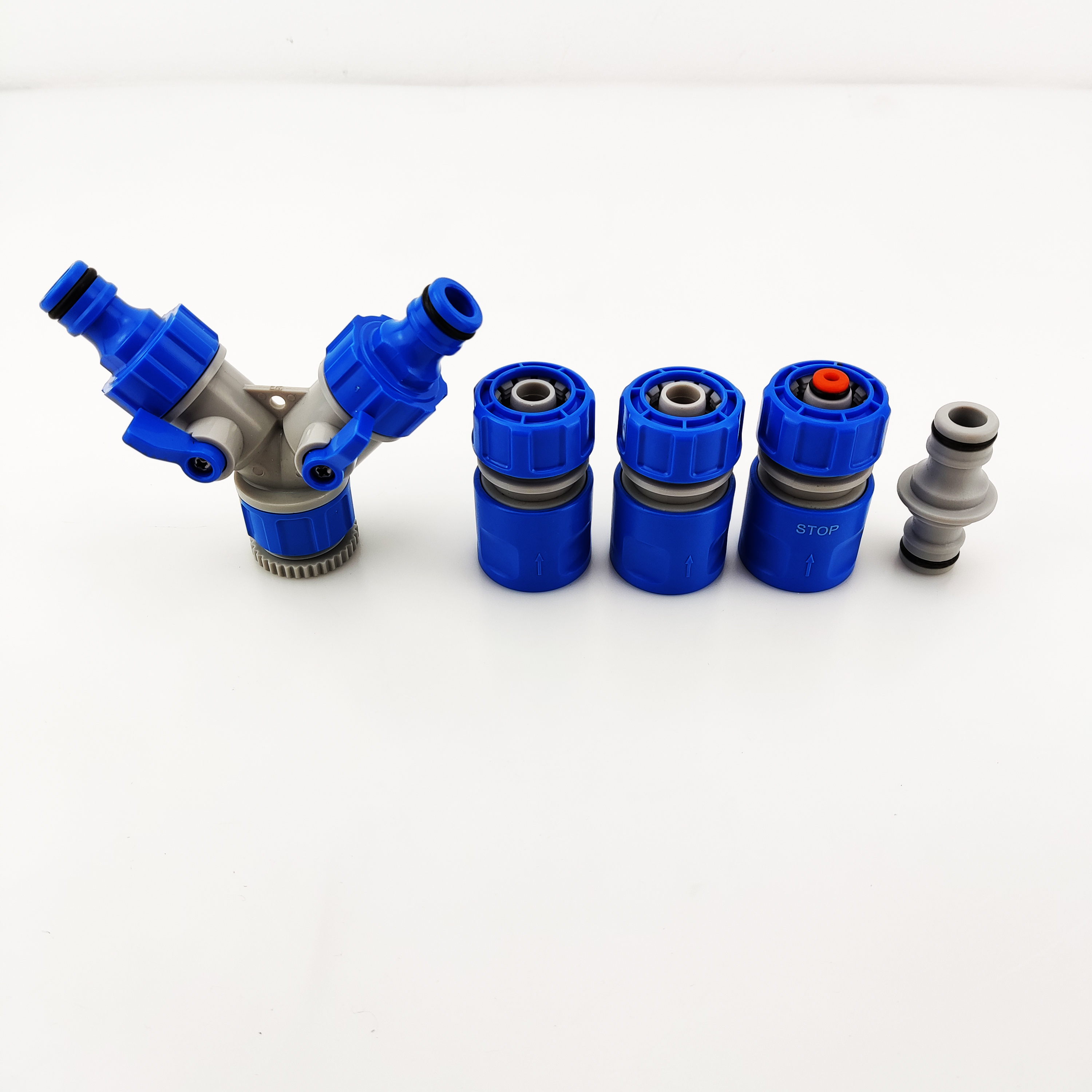 2021Hot sale Plastic valve with quick connector agricultural watering extension hose irrigation water pipe fitting hose adapte