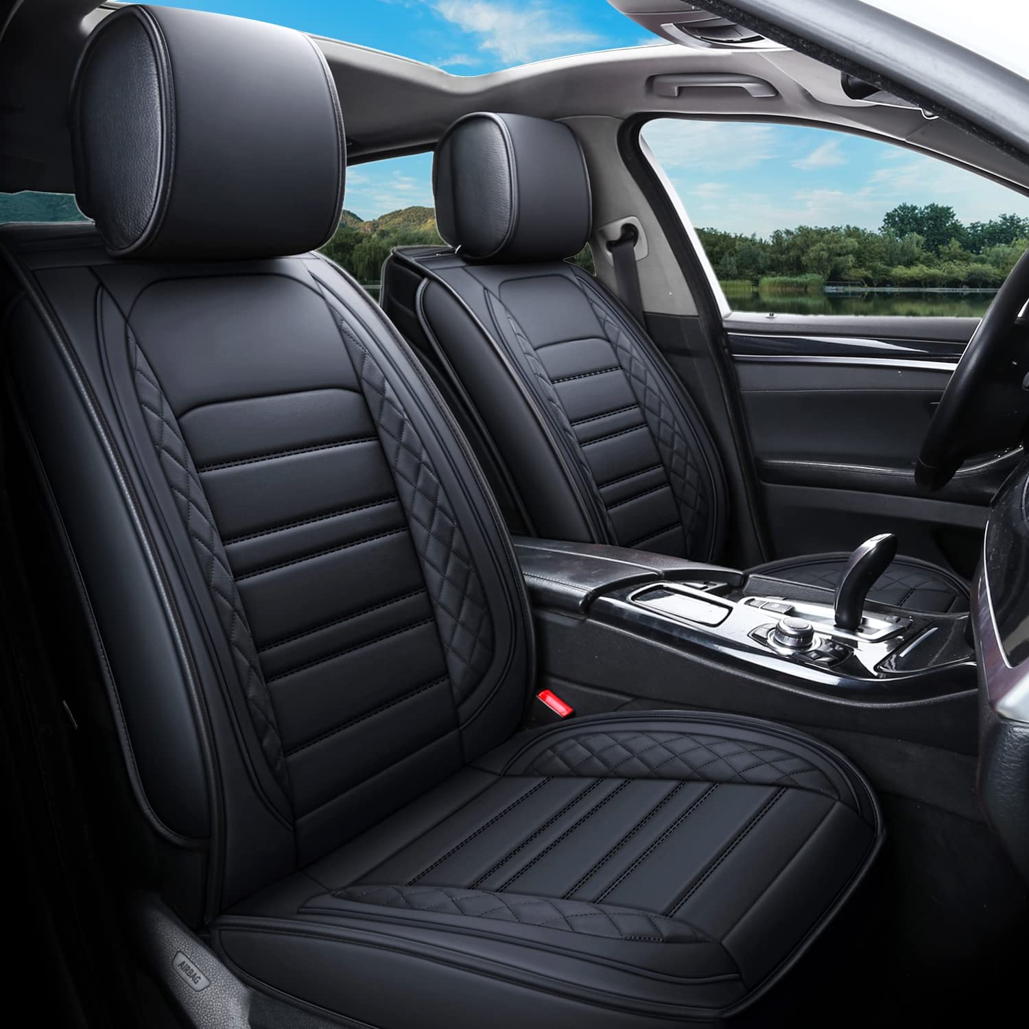 Чехол Sit cover для автомобилей полный комплект 5 универсальных кожаных чехлов для сидений автомобилей Нескользящие Чехлы для автомобильных сидений подходят для большинства седанов внедорожников