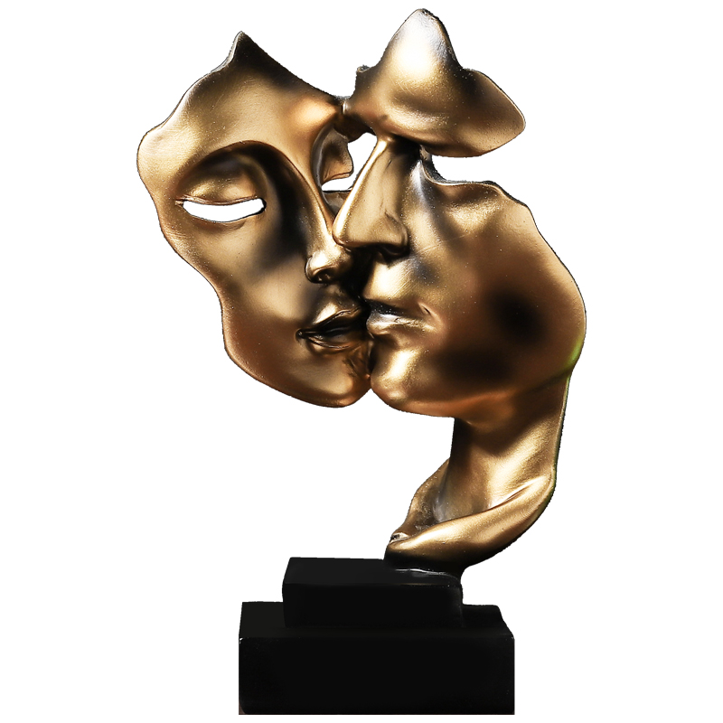 Nordic Style Abstract Figure Statue Resin Sculpture Handicraft Ornaments Room Decoration Tabletop Furnishings Home Decor