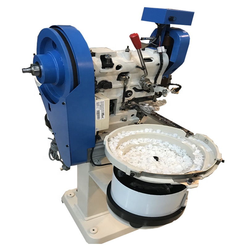 Fully Automatic Polyester Snap Button Fastening Machine Button Attaching Machine