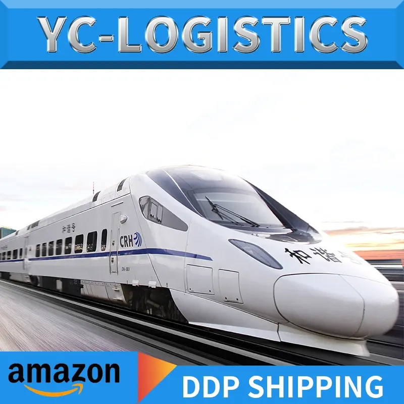 china reliable railway shipping ddu/ddp door to door freight forwarder from shenzhen to uk/france/italy