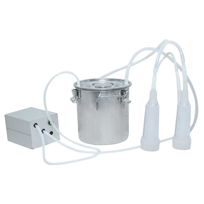 New Design Manual Portable Hand Operated Goat Sheep Cow Milking Machine Stainless Steel Milk Bucket