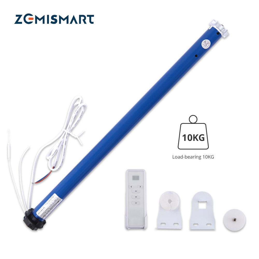 Zemismart 2-нм роликовый шторный двигатель для 37 38 мм трубки WiFi глухой двигатель Alexa Google Home Голосовое управление