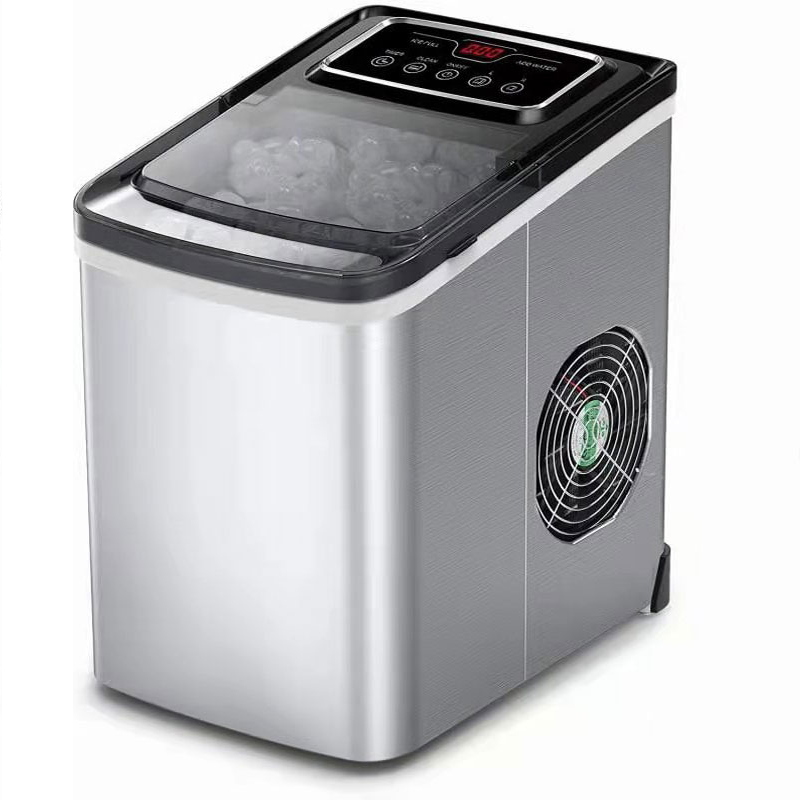 Smart touch screen Panel Portablesmall ice maker machine countertop home 220V/50Hz bullet ice maker machine