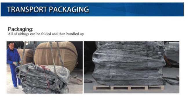 High working pressure inflatable lifting ship launching air bag