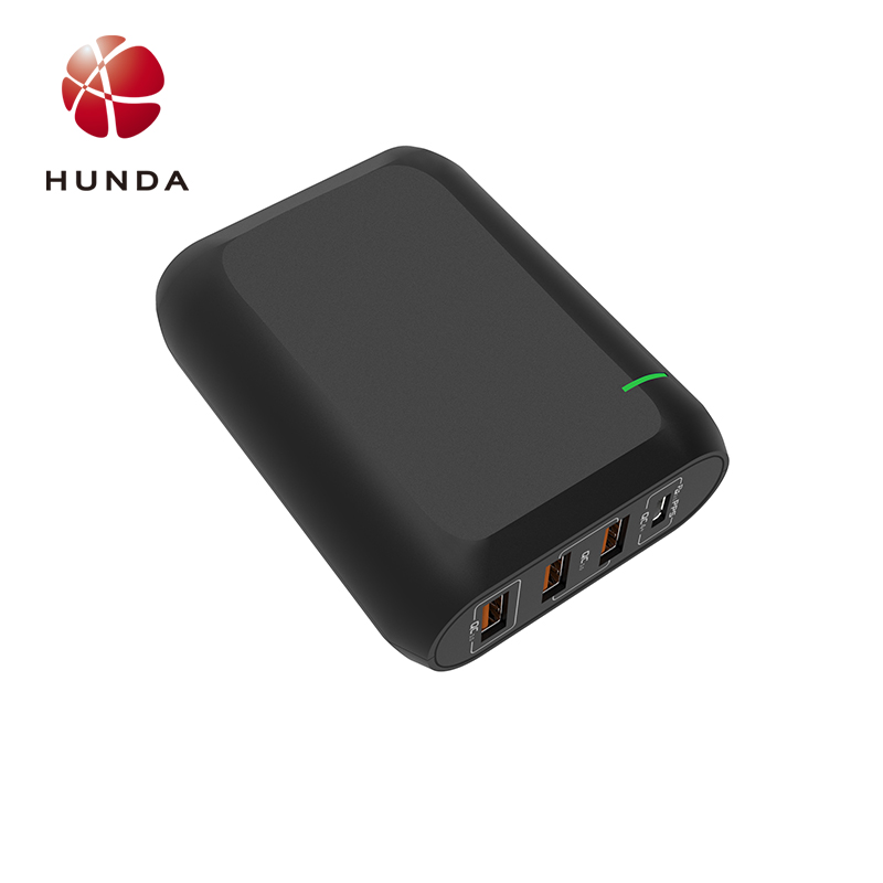 PD Тип C настенное зарядное устройство 120 Вт 4 порта PD USB-C адаптер питания Автомобильное зарядное устройство 30 Вт PD + 18 Вт Тип C порт для телефона и планшета