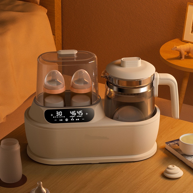 220V Baby milk formula thermostat kettle dual bottle warmer 2 in 1 milk warmer baby bottle steam sterilizers