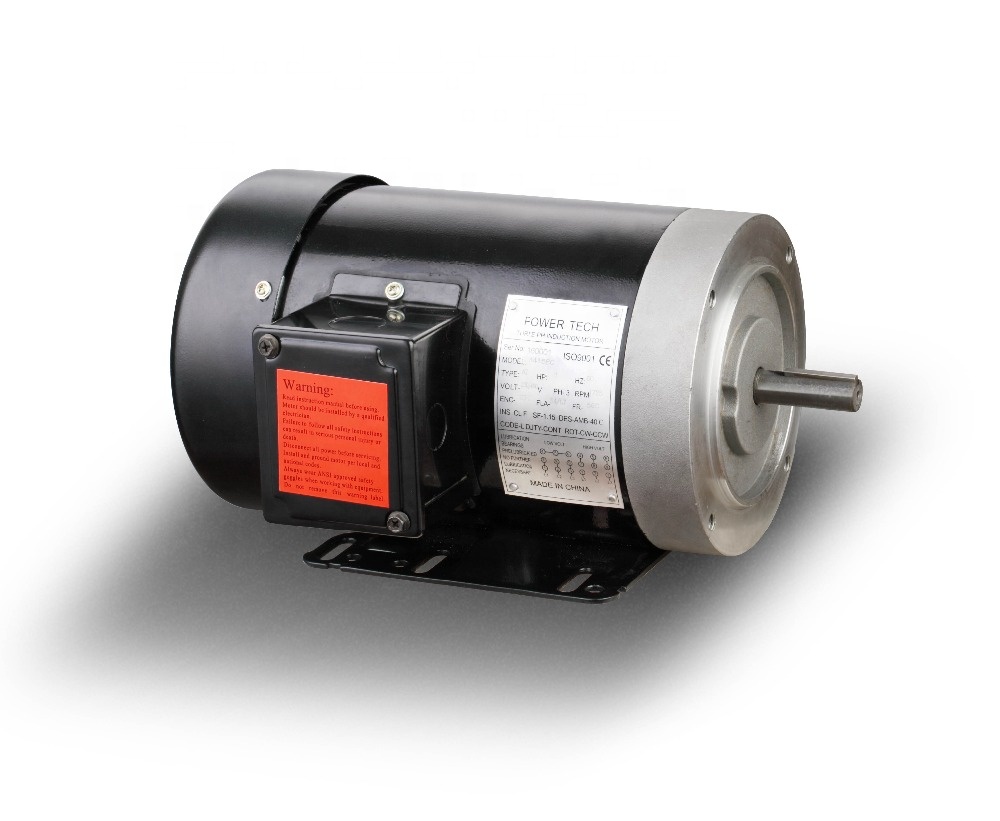 NEMA полностью закрытый двигатель 1/3HP-5HP 56C, трехфазный асинхронный универсальный двигатель 230 В