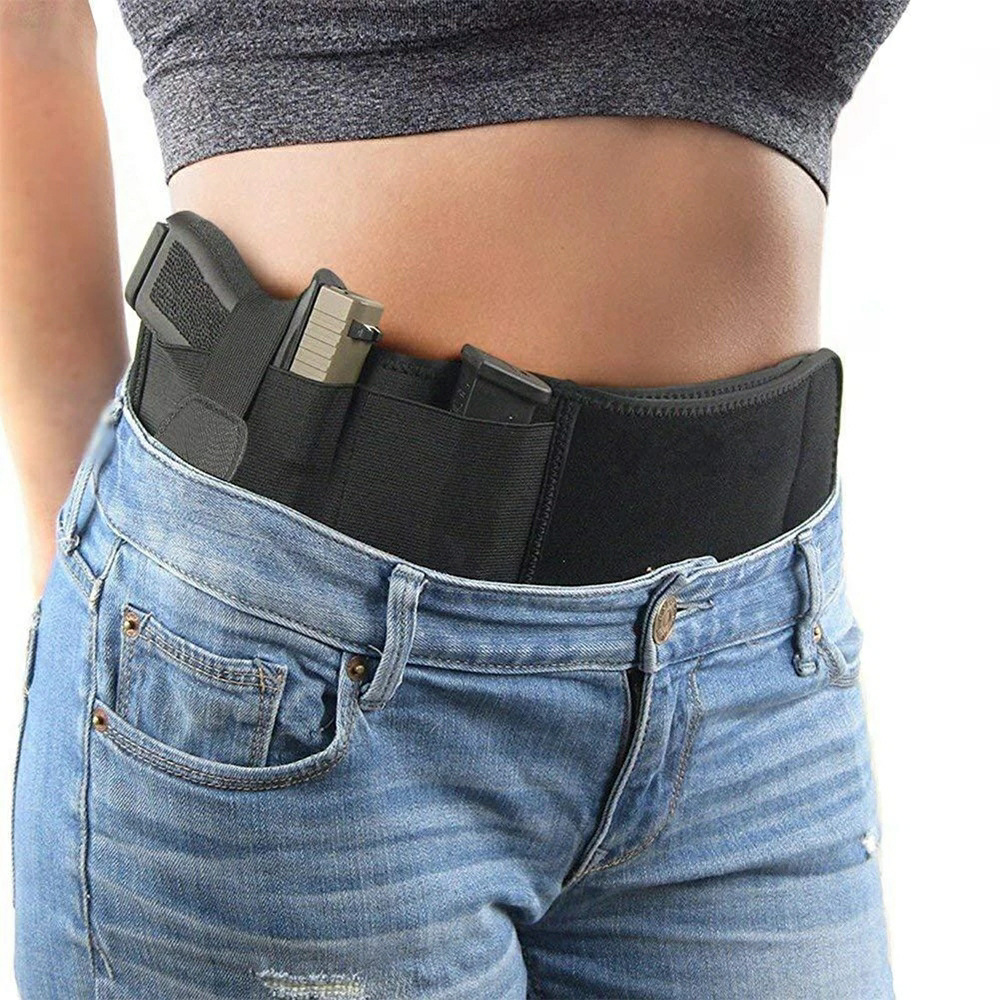 Заводская кобура с поясом для живота с карманом для магазина Glock 17 Универсальная