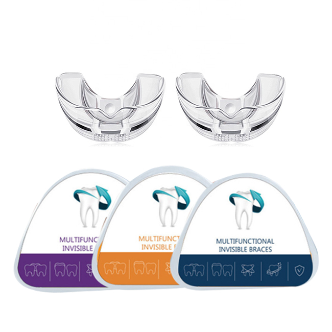 Adult fixed silicone orthodontics anti-molar Invisible dental teeth braces