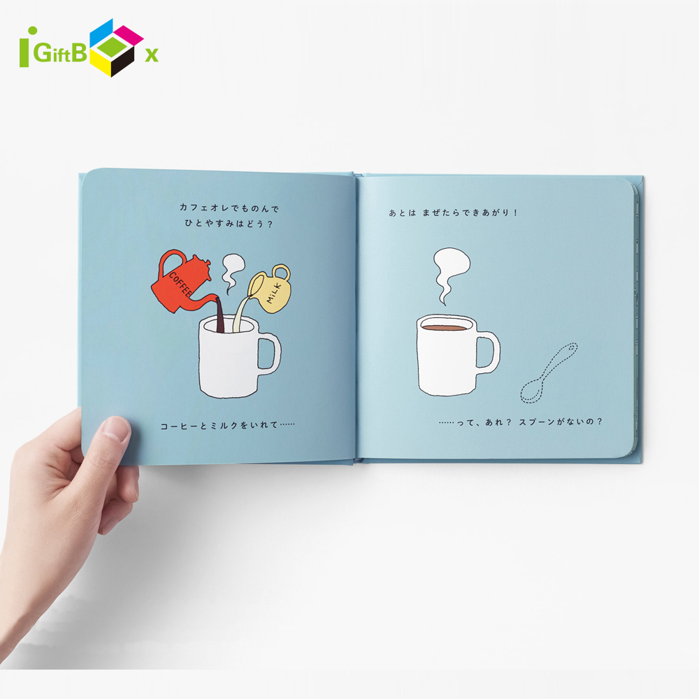 Custom Printing Eco-Friendly Hardcover Children Paper Book Baby Book