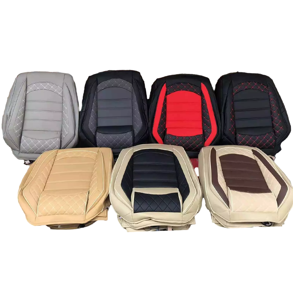 Marcan Luxury Design Full Set Universal Fur pu Leather Car Seat Covers