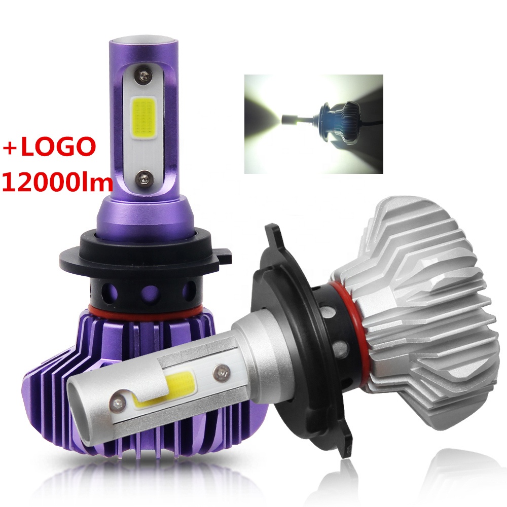 Car Head Lights 9005 9006 H11 12000 Lumen Led headlight bulbs h4 h7 Led,s9 H7 h4 led headlight