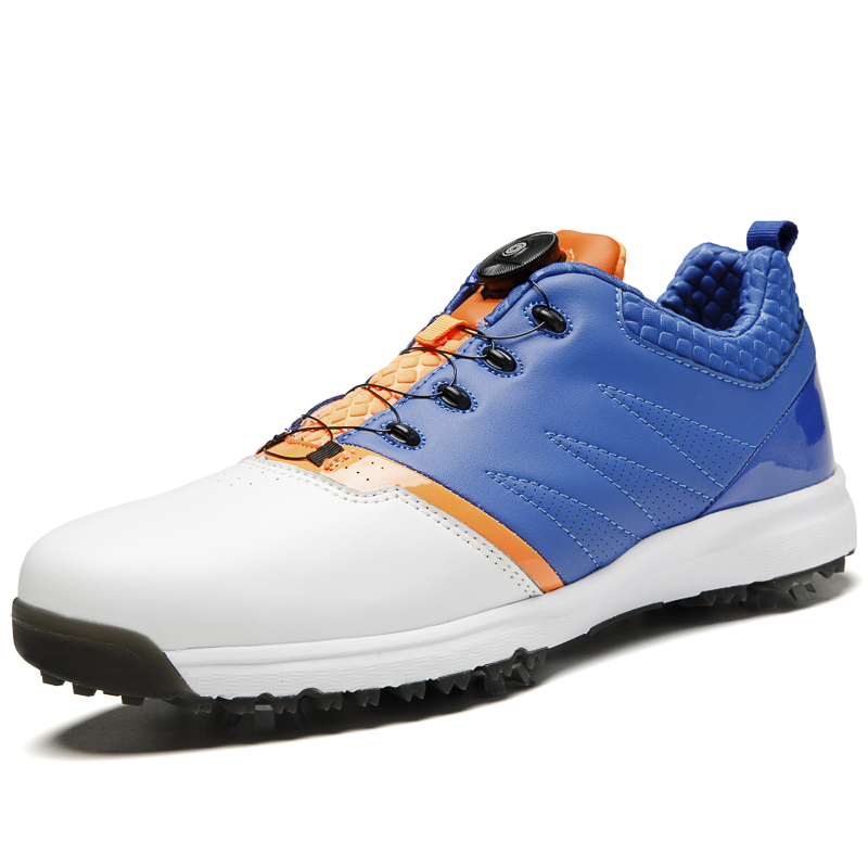 Hot Sale New Arrival Genuine Leather Lace Lock Casual Golf Shoes For Man And Woman