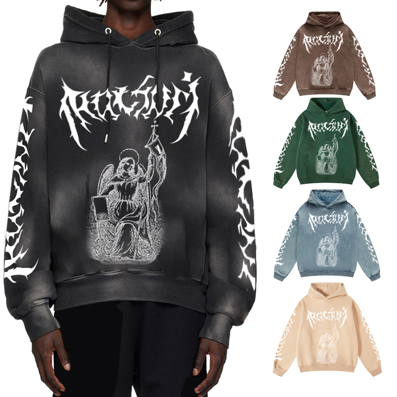 Factory Wholesale Heavyweight Oversized Pullover Custom Print Unisex Blank Women's Embroidered Hoodie & Sweatshirt