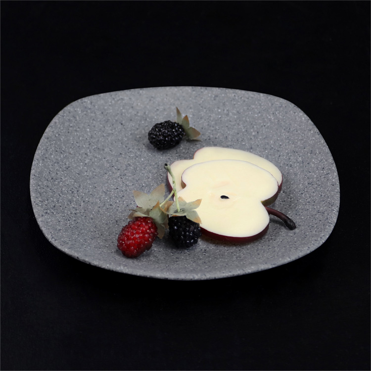Melamine borden bedrukken eigen ontwerp melamine plates stone design, 8" granite stone melamine square dishes restaurant
