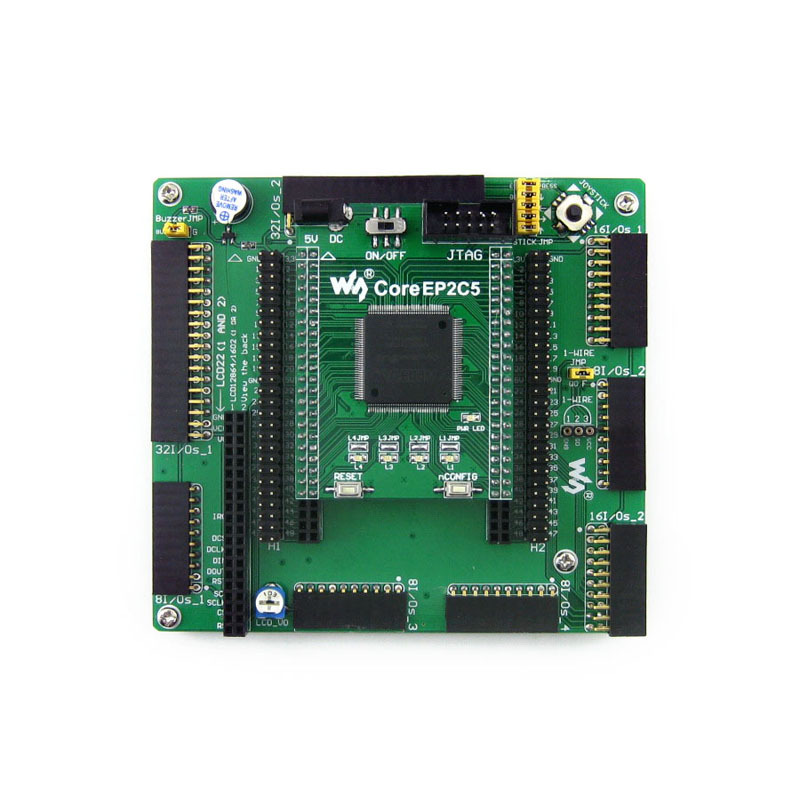 Обучающая плата Waveshare EP2C5T144C8N FPGA, макетные платы для Altera