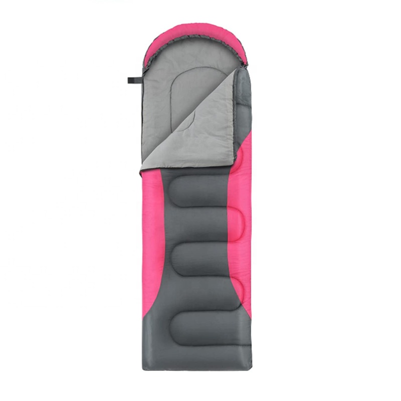 OEM 210T Pongee Lightweight Outdoor Fabric Winter Sleeping Bag can be customized