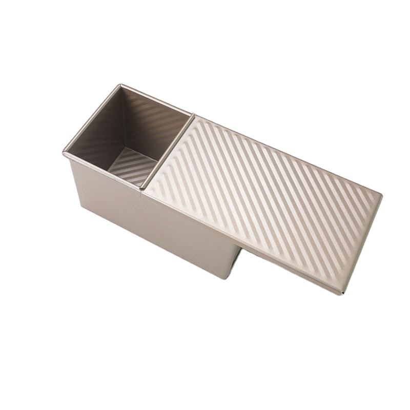 Hot sale Golden carbon steel corrugated toast with cover