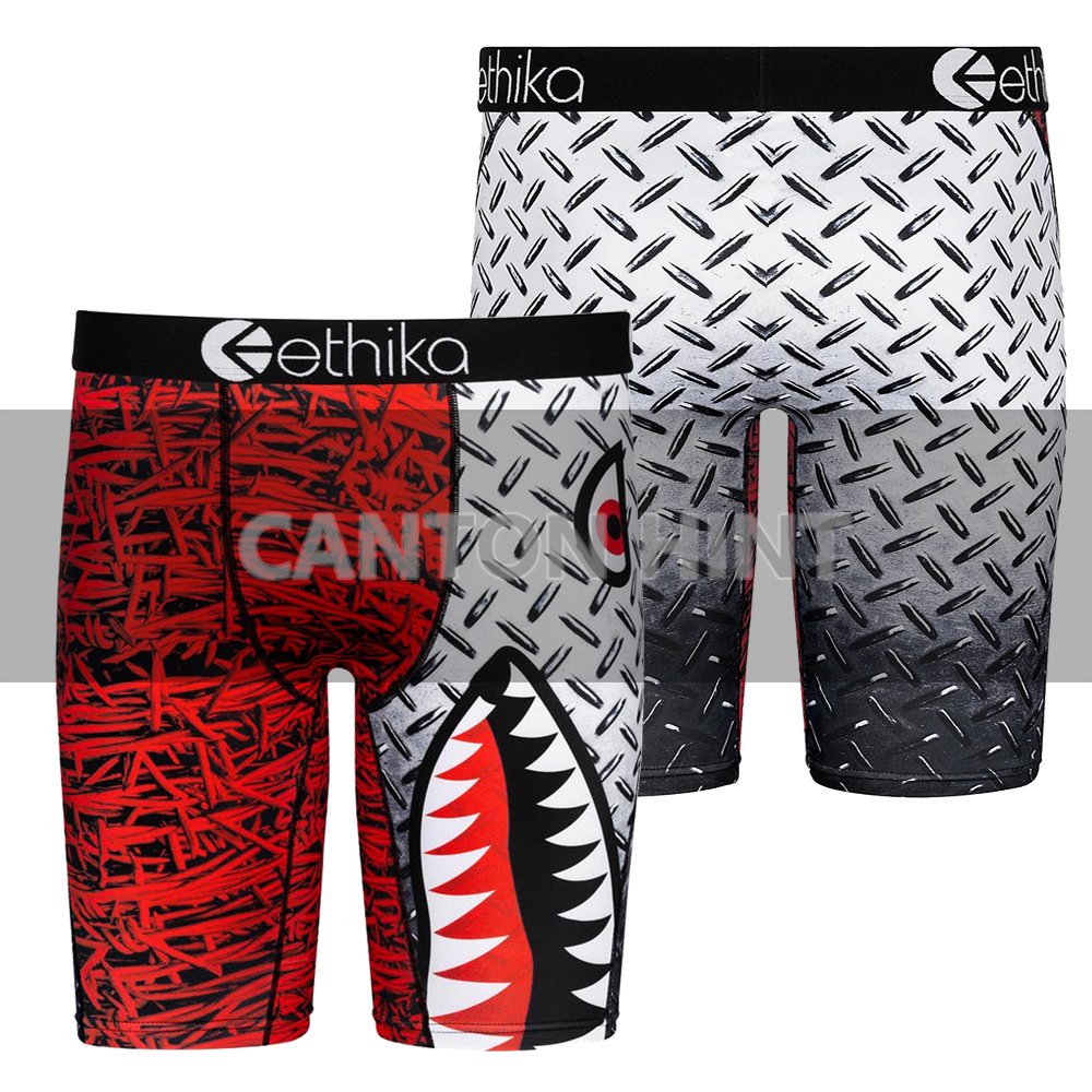 Мужские трусы-боксеры Ethika из стальной пластины, красные трусы, оптовые поставщики