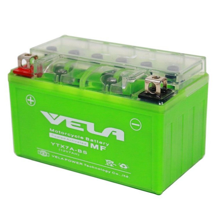 GEL YTX7A-BS 12V 7Ah 12v motorcycle battery 12v rechargeable motorcycle battery
