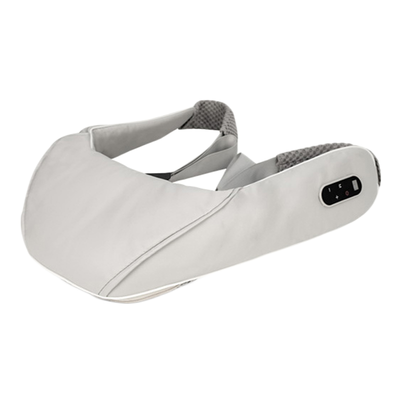 Neck and shoulder massager kneading tapping vibrating thermal massage belt